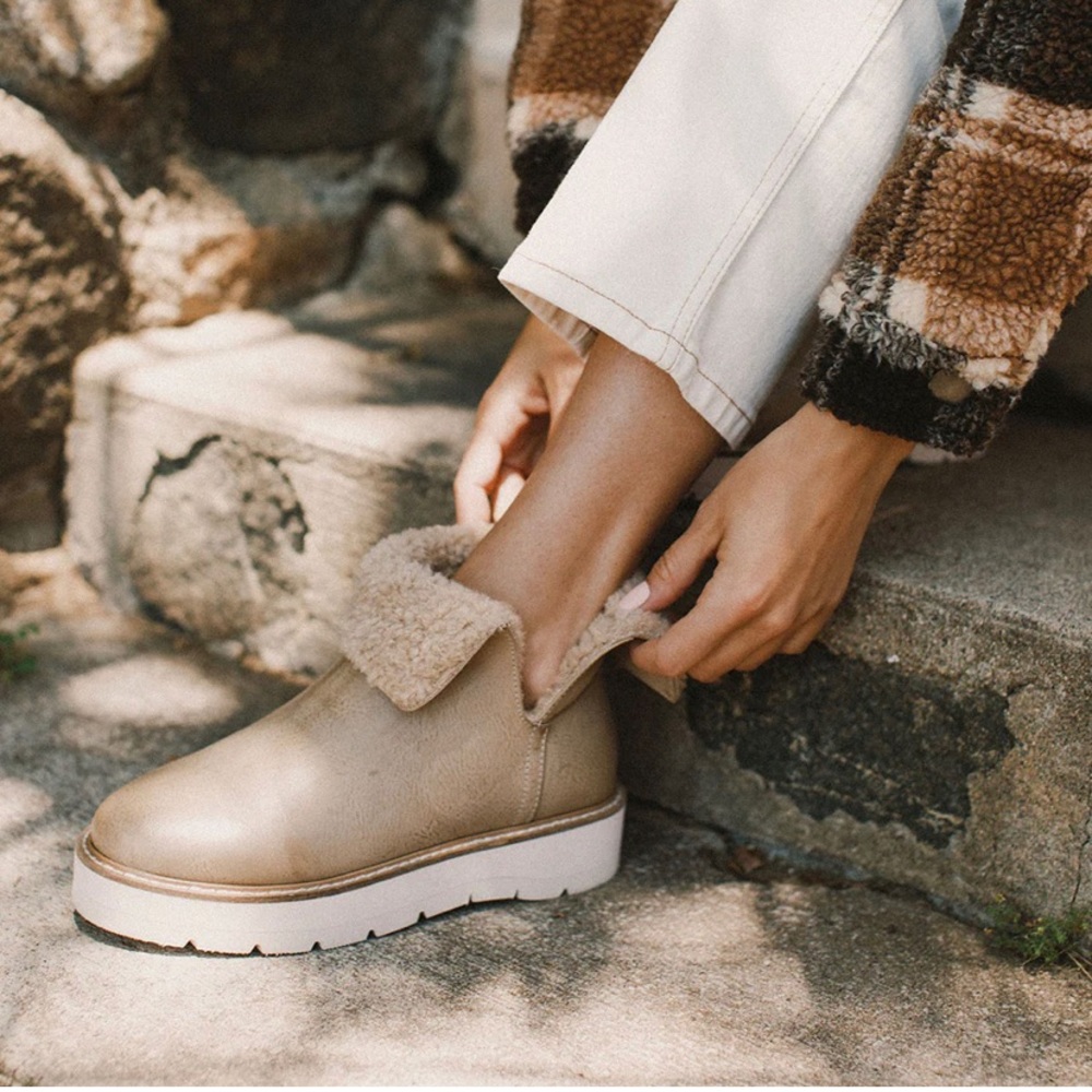 Yellow Box Kalenna Faux Fur Boots